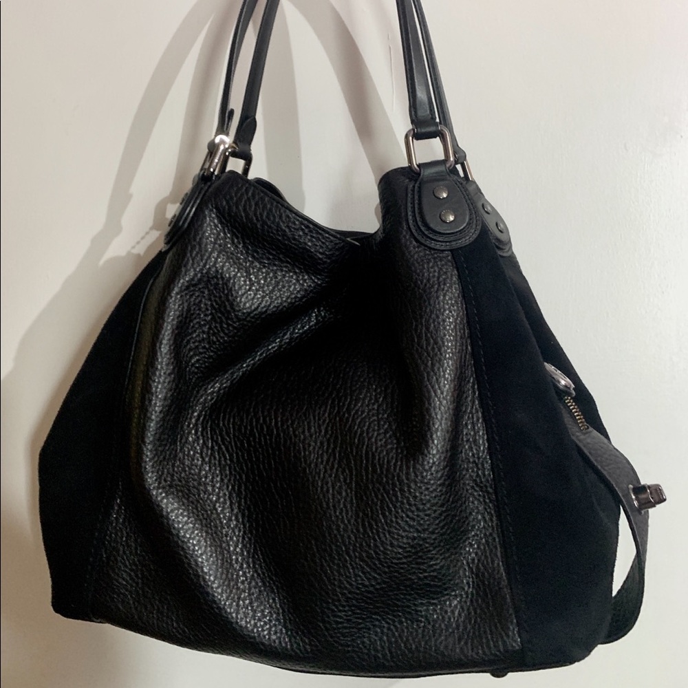 LARGE BLACK COACH PURSE